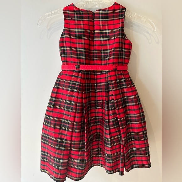 Susanne Lively Girls Red Plaid Holiday Dress | Susanne Lively Dress | Red dress - Picture 3 of 8